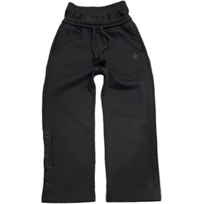 Mens Y2K Wide Leg Sweatpants Drawstring Double Waisted Baggy Hip-Hop Vintage Pants Gym Workout Trousers