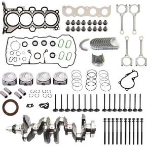 G4NA 2.0 Engine Pistons Gaskets Rebuild Kit & Crankshaft Rods for 2011–2019 Hyundai Sonata Mistra Kia Carens Forte Soul 2.0L 21144-2E000