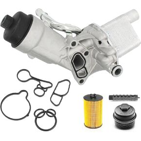 918-428 55566784 Engine Oil Cooler housing assembly 1.4L filter Adapter for chevrolet chevy cruz cruze limited sonic trax 2011 2012 2013 2014 2015 2016 2017 2018 2019 2020 2021 buick encore 55565385