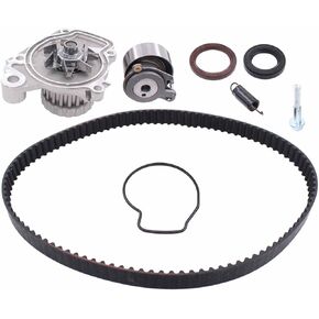 ApplianPar Timing Belt Water Pump Tensioner Roller Bearing Kit for Honda Civic DX LX EX HX GX 1.7L 2001 2002 2003 2004 2005