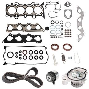 Head Gasket Set Timing Belt Kit Water Pump fit for Honda Civic EX/HX D17A2 D17A6 1.7L 2001-2005 HS26236PT-2 TCK312 HS4034 HB4034