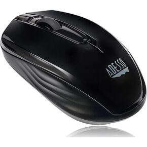 Adesso Imouse S50، ماوس صغير لاسلكي، تردد 2.4 جيجا هرتز/نطاق لاسلكي 33 قدمًا، استخدام اليد اليمنى/اليسرى، أزرق in Kuwait
