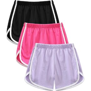 Girls Dolphin Shorts, Athletic Running Shorts for 5-16 Years