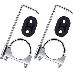 1PCS Exhaust Hangers, 3"Exhaust Clamp with Hanger Rear, 304 Stainless Steels Muffler Hanger, Universal Rubber Exhaust Hangers for Car Truck Exhaust Pipe (1Pcs 3 Inch)