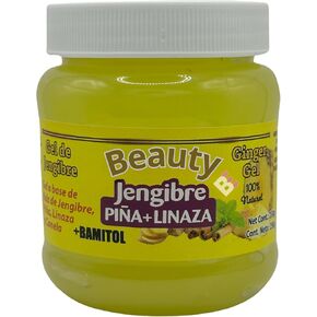 Gel De Jengibre+ Batimol, pina, Canela & linaza (Ginger Gel+ batimol) 250g, 100% Natural, Chupa| Hidratante|Panza