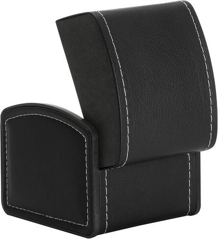 Luxury Single Watch Gift Box with Removable Pillow, PU Leather Single Watch Case Wristwatch Jewelry Storage Display Holder Cases for Men and Women (Black) in Saudi Arabia