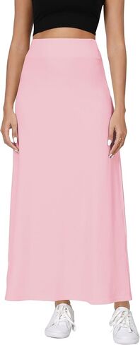 Urban Coco المرن الخصر A-LINE Long Maxi Maxi أسفل الركبة للنساء في ربيع الصيف in Kuwait
