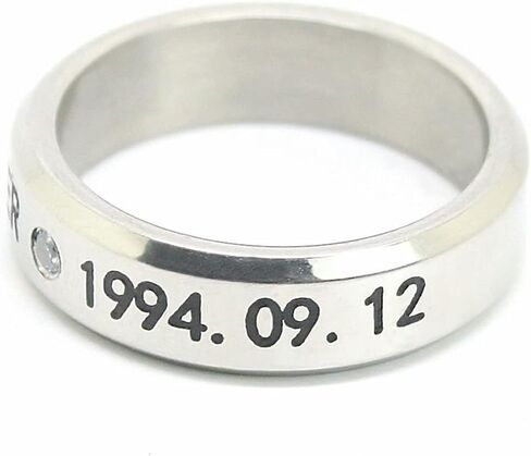 babyhealthy Kpop Album Ring Necklace Jungkook Jimin SUGA JHOPE JIN Titanium Rings Merchandise in Saudi Arabia