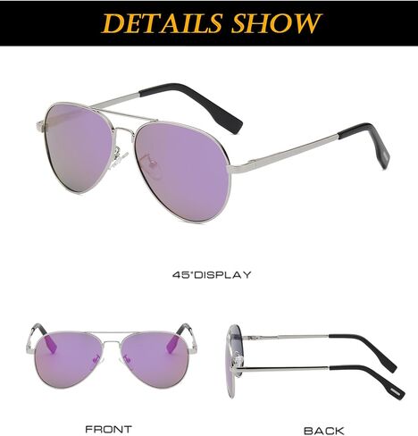 eylrim kids eylrim appolized appolized aviator نظارات شمسية للبنين والبنات ، عدسة حماية uv400 52 مم in Kuwait