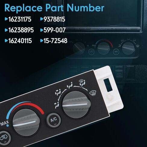 Q21-6119 HVAC A/C HEATER CONTRY CONTROL CONTROL PLOAN SWIST PLAYS PLANCE لشاحنات Peterbilt 337 348 389 لوحة التحكم في درجة الحرارة Q216119 in Kuwait