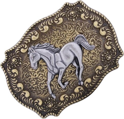 Jaoyu Long Horn Western حزام حزام مشبك للرجال نساء رعاة البقر حزام مشبك خمر حزام حزام حزام الخيل حزام حزام حزام in Kuwait