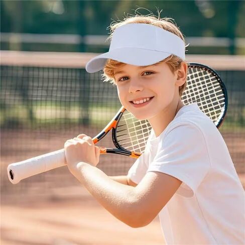 Yookat 3 Pack Visor Sun Hat القابلة للتعديل Sun Caps Caps Golf Tennis Tennis Hat for Sports Girls Boys Outdoor Outdoor in Kuwait