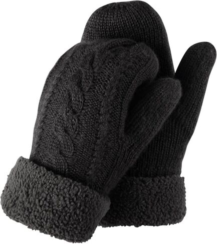 قفازات شتوية للسيدات ، قفازات دافئة شتوية قفازات سميكة متبكلة قفاز in Kuwait