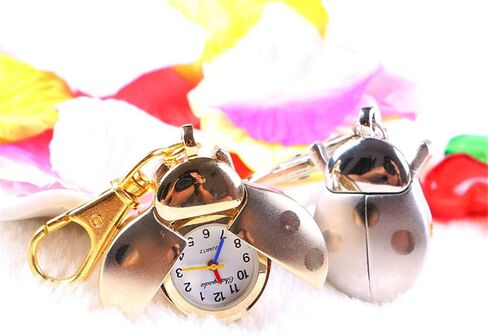 أزياء نساء الفتيات الخنفساء خمر الكوارتز Quartz keychain سلسلة هدية هدية in Kuwait