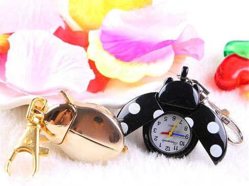 أزياء نساء الفتيات الخنفساء خمر الكوارتز Quartz keychain سلسلة هدية هدية in Kuwait