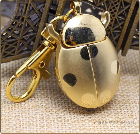 أزياء نساء الفتيات الخنفساء خمر الكوارتز Quartz keychain سلسلة هدية هدية in Kuwait