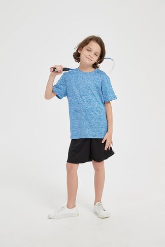 5-Pack Boys Athletic Quick Dry T-Shirts Youth Activewear Short Sleeve Tops（5-18 Years） in Saudi Arabia