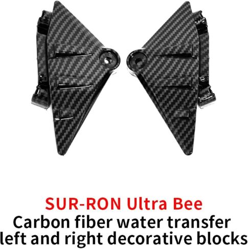 Headlight Cover for Surron Ultra Bee, Motorcycle Mudguard Fender, Imitate Carbon Fiber Windshield for Sur Ron Electric Dirt Bike (Water transfer glossy) in Kuwait