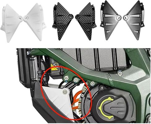Headlight Cover for Surron Ultra Bee, Motorcycle Mudguard Fender, Imitate Carbon Fiber Windshield for Sur Ron Electric Dirt Bike (Water transfer glossy) in Kuwait