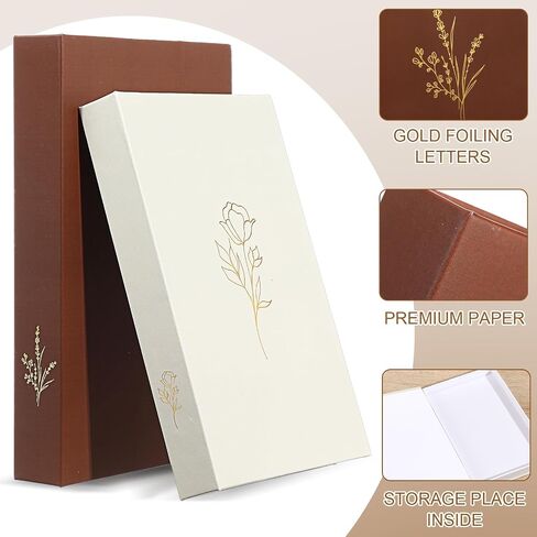 Set of 2 Decorative Books Boxes, Faux Books Stacked for Decoration for Coffee Tables Modern Home Bookshelves Decor, Fake Fashion Photo Storage Boxes(Sage Green Beige) in Saudi Arabia