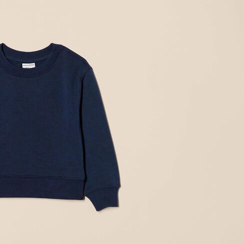 Amazon Essentials Boys and Toddlers' Relaxed Fit Crew Neck Sweatshirt in Saudi Arabia