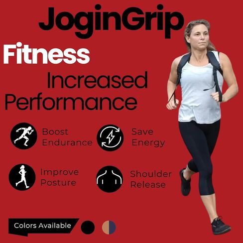 Jogin' Grip Innovative Running Vest - Relieves Arms and Shoulders - Increases Performance and Endurance - Perfect for Running and Hiking Outdoors, on a Treadmill or a Walking Pad in Saudi Arabia