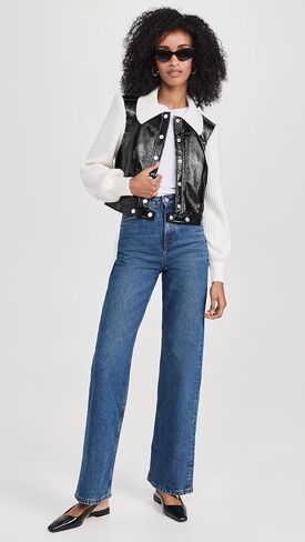 Cinq à Sept Women's Knit Sleeve Ciara Jacket in Saudi Arabia