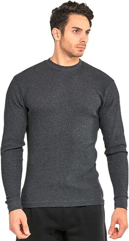 Men's Classic Waffle-Knit Thermal Top in Saudi Arabia