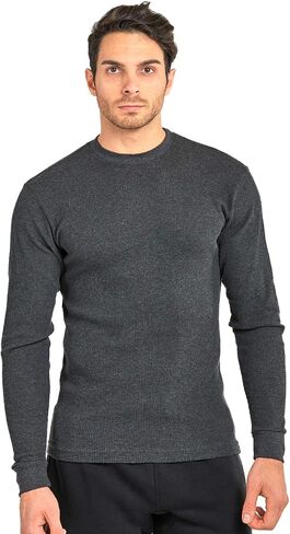 Men's Classic Waffle-Knit Thermal Top in Saudi Arabia
