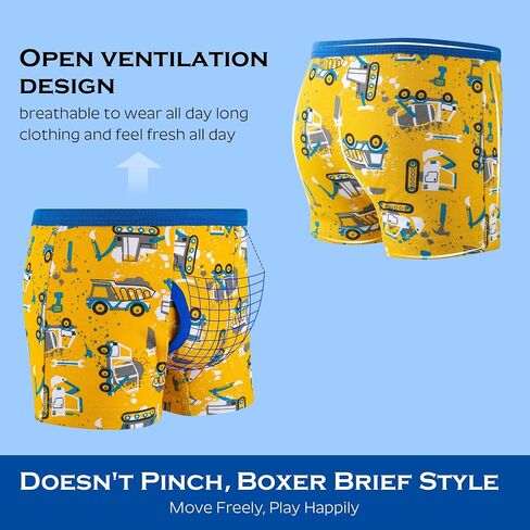 Big Elephant Boys 'Boxer Boxer Boxer 10 Packs ، Toddler 100 ٪ Cotton Dinosaur Brint Intelder ، Soft and Breatable ، أحجام 3T-10y in Saudi Arabia