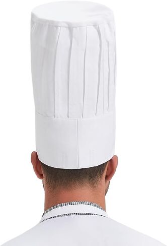 Hyzrz Chef Tall Hat Adjustable Elastic Kitchen Grill BBQ Cooking Chef Cap for Men and Women in Kuwait