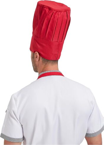 Hyzrz Chef Tall Hat Adjustable Elastic Kitchen Grill BBQ Cooking Chef Cap for Men and Women in Kuwait
