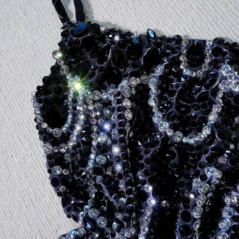 Glitter Sequins Fringe Bodysuit Pole Dance Leotard Sexy Party Birthday Club Celebrate Stage ​Performance Costumes in Kuwait