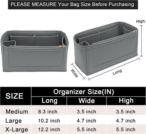 Felt Purse Organizer insert for birkin 35 bag organizer Handbag Insert (EarthColor, BK35) in Saudi Arabia