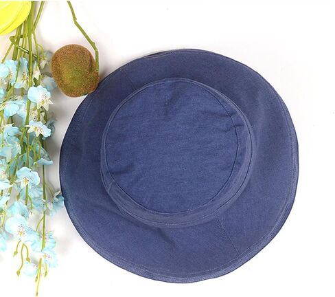 Foldable Beach Fishing Cap UPF UV Sun Protection Breathable Waterproof Wide Brim Bucket Sun Hat for Women in Kuwait