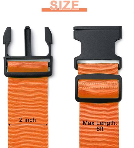 Luggage Straps for Suitcases 4 Pack, TSA Approved Travel Essentials, Luggage Strap for Travel Suitcase & Bag Closure and for Easy Identification, Travel Accessories for Safety & Convenience(Green) in Saudi Arabia