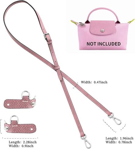 Upgraded Leather Purse Straps for Longchamp Mini Bag Conversion Kit, Bag Shoulder Strap Replacement Crossbody in Kuwait