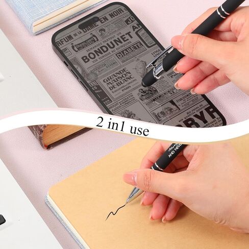 Fuutreov 50 PCS Arms Christian Pens Bible Bible Assions Inspirational Week Holy Gift Screen Touch Touch التحفيز للكتاب المقدس اقتباس أقلام معدنية للرجال هدية مكتب مدرسة عيد الميلاد يوم الأحد (متعدد الألوان) in Kuwait