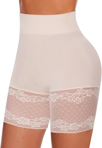 Tummy Control Shapewear Shorts for Women Under Dress Seamless Mid Waist Body Shaper Shaping Underwear Girdle Panties in Saudi Arabia