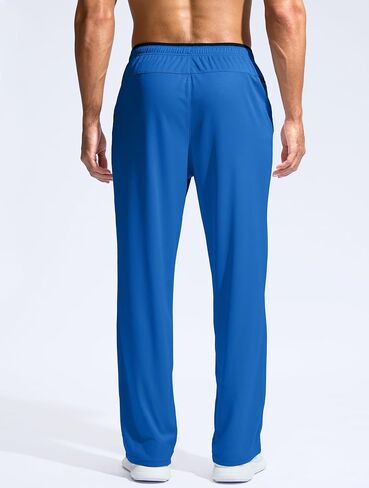 Pudolla Men Men's Lightweight Mesh Pants Lourd Fit Open Bottom Protect Prontic Pants with zipper gobicets in Saudi Arabia