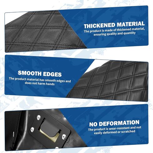 One-Piece Driver Passenger Seat Motorcycle 2-up Seat Fit for Harley Touring Electra Glide Road King Road Glide Street Glide 2009-2023 (Black Stitching) in Kuwait