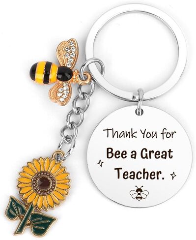 Teacher Appreciation Gifts for Women Men Thank You Teacher Keychain Gift Graduation End of Year Retired Teachers Gift in Saudi Arabia