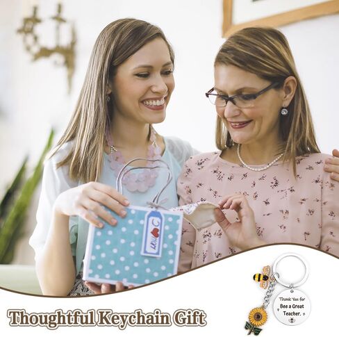 Teacher Appreciation Gifts for Women Men Thank You Teacher Keychain Gift Graduation End of Year Retired Teachers Gift in Saudi Arabia