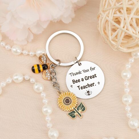 Teacher Appreciation Gifts for Women Men Thank You Teacher Keychain Gift Graduation End of Year Retired Teachers Gift in Saudi Arabia