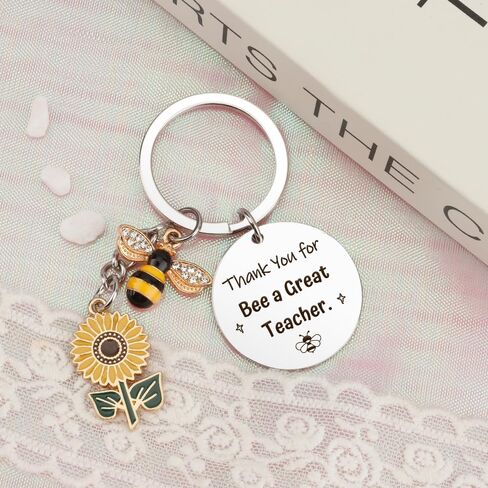 Teacher Appreciation Gifts for Women Men Thank You Teacher Keychain Gift Graduation End of Year Retired Teachers Gift in Saudi Arabia