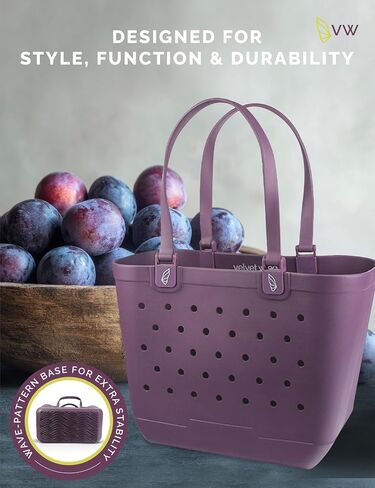 Beach Tote Bag XL size – Waterproof Tip Proof Rubber Tote for Travel, Pool, Groceries Sports & more in Kuwait