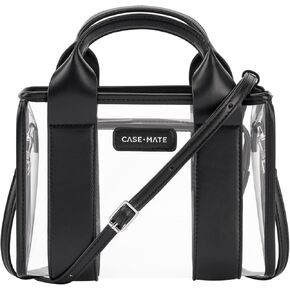 Case-Mate Soap Bubble Micro Tote Bag for Women - Iridescent Mini Purse with Jacquard Crossbody Strap - Small Handbag - Water-Resistant Clear Tote Bag for Keys, Phone, Wallet and Sunglasses in Kuwait