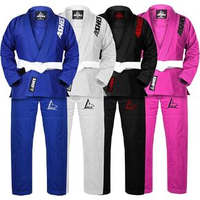 Sports IBJJF Ultra Light BJJ Brazilian Jiu Jitsu Gi for Kids with Preshrunk Fabric and Free Belt