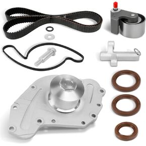 TCKWP295B Engine Timing Belt Kit with Water Pump Replacement for Dodge Avenger Challenger Charger Journey Magnum Nitro Chrysler Pacifica Sebring Town and Country Volkswagen Routan