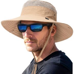 FURTALK Sun Hats for Men Women Fishing Hat UPF 80+ Breathable Wide Brim Hiking Summer UV Protection Bucket Hats